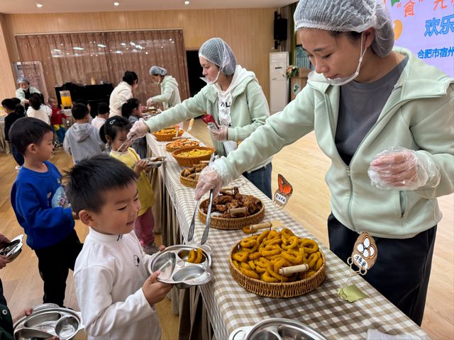 城分园：自助“食”光 美味“童”享麻将胡了游戏合肥市宿州路幼儿园森林(图2)